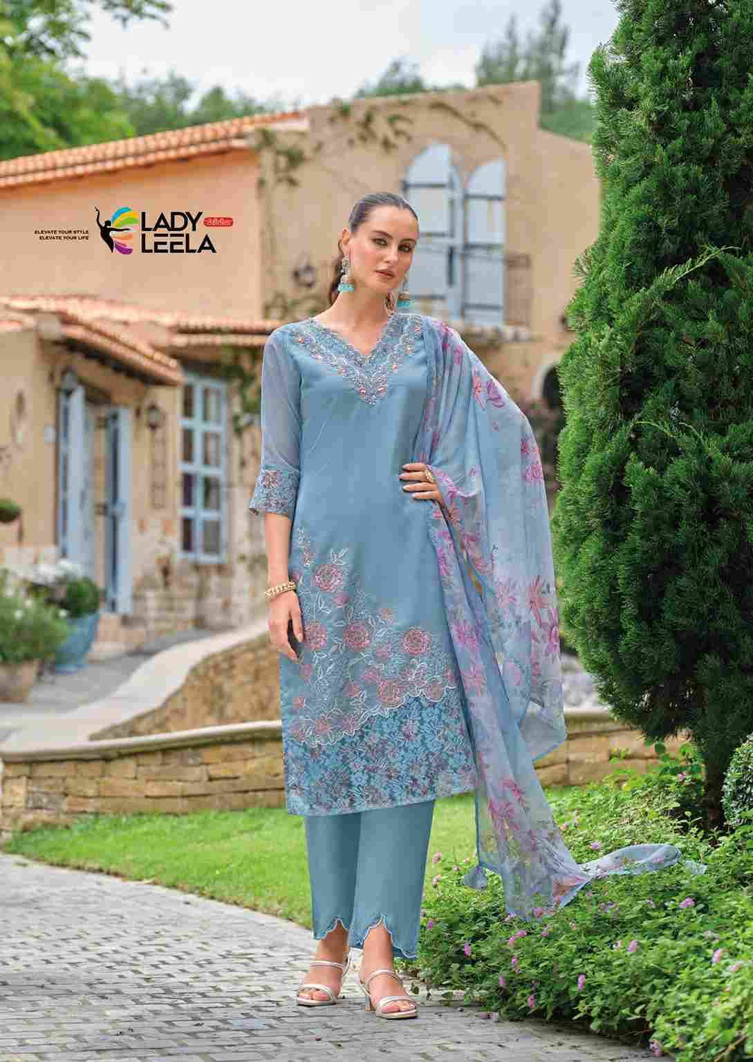 Inaya Vol-3 By Lady Leela 31151 To 31154 Series Beautiful Festive Suits Colorful Stylish Fancy Casual Wear & Ethnic Wear Pure Organza With Work Dresses At Wholesale Price