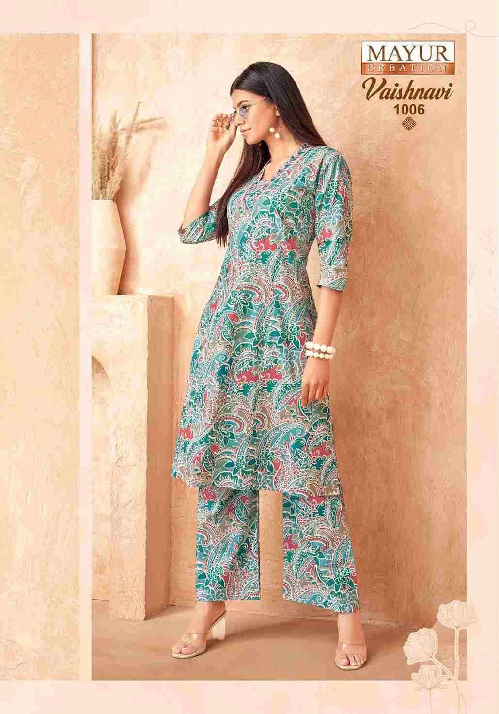 Vaishnavi Vol-1 By Mayur Creation 1001 To 1008 Series Designer Stylish Fancy Colorful Beautiful Party Wear & Ethnic Wear Collection Heavy Cotton Co-Ords At Wholesale Price