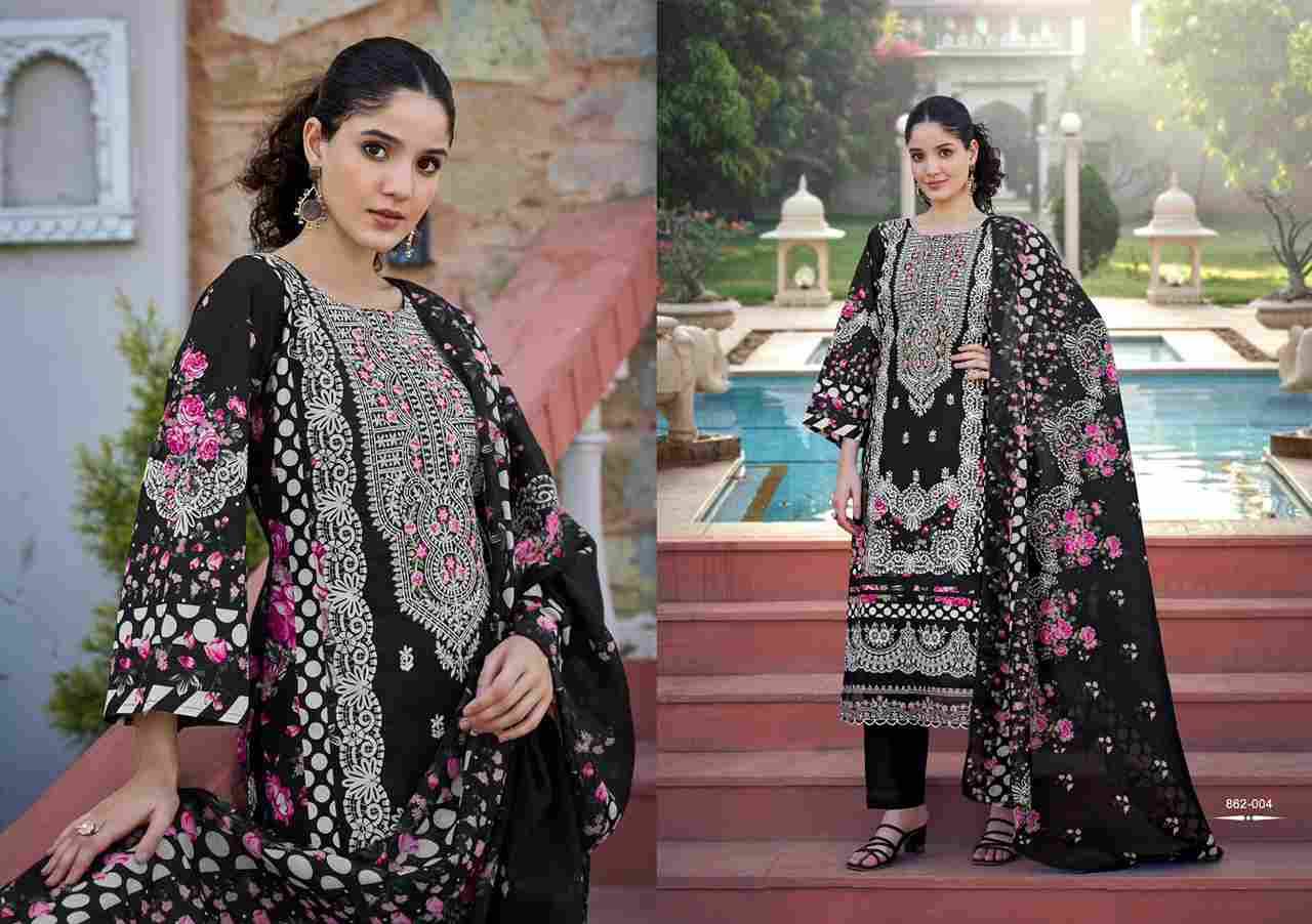 Almarina Vol-4 By Belliza 862-001 To 862-006 Series Beautiful Suits Colorful Stylish Fancy Casual Wear & Ethnic Wear Pure Cotton Dresses At Wholesale Price