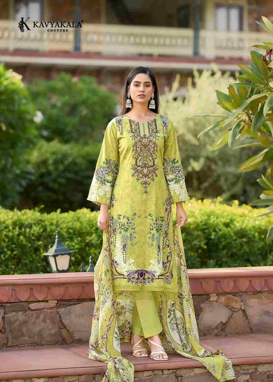 Rihaana Vol-12 By Kavyakala 1001 To 1008 Series Beautiful Festive Suits Stylish Fancy Colorful Casual Wear & Ethnic Wear Pure Cambric Print Dresses At Wholesale Price