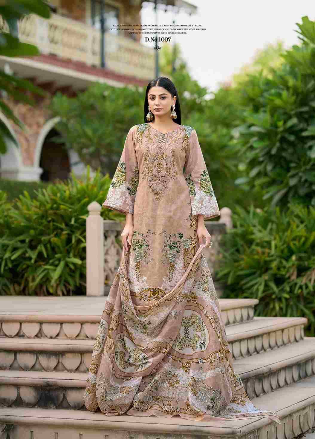Rihaana Vol-12 By Kavyakala 1001 To 1008 Series Beautiful Festive Suits Stylish Fancy Colorful Casual Wear & Ethnic Wear Pure Cambric Print Dresses At Wholesale Price