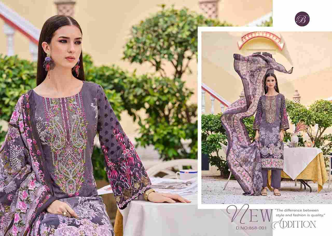 Naira Vol-112 By Belliza 868-001 To 868-008 Series Beautiful Festive Suits Stylish Fancy Colorful Casual Wear & Ethnic Wear Pure Cotton Print Dresses At Wholesale Price