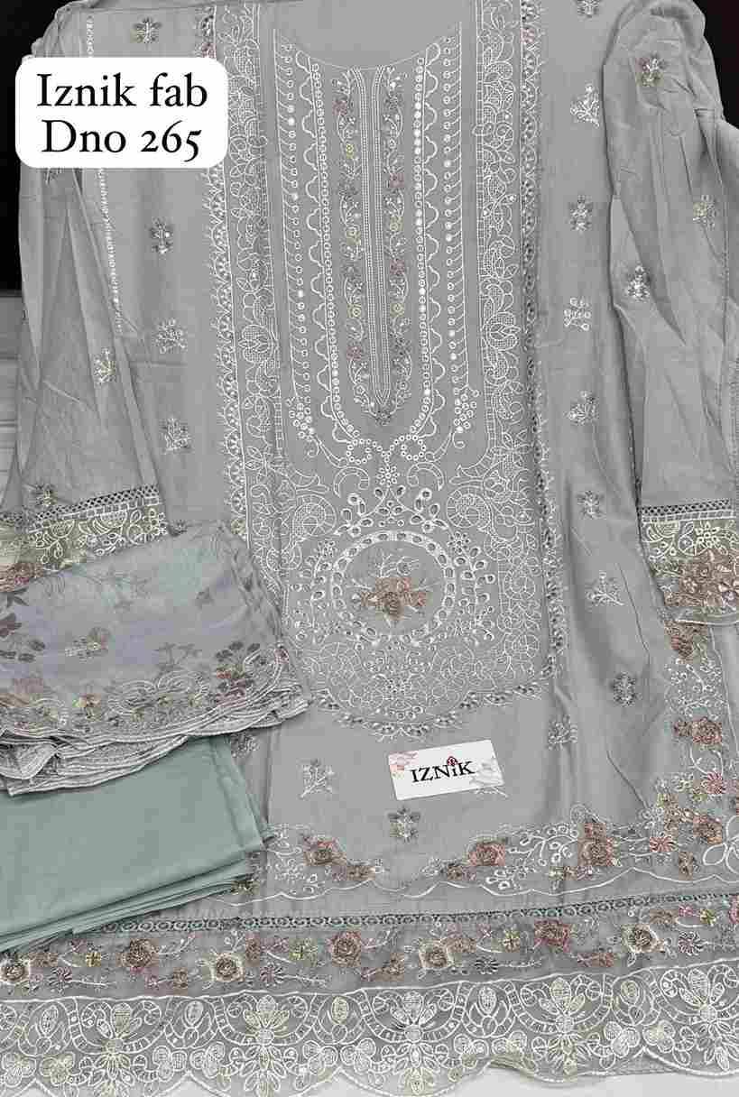 Iznik 265 Colours By Iznik Fab 265-A To 265-C Series Designer Pakistani Suits Beautiful Stylish Fancy Colorful Party Wear & Occasional Wear Cambric Cotton With Embroidery Dresses At Wholesale Price
