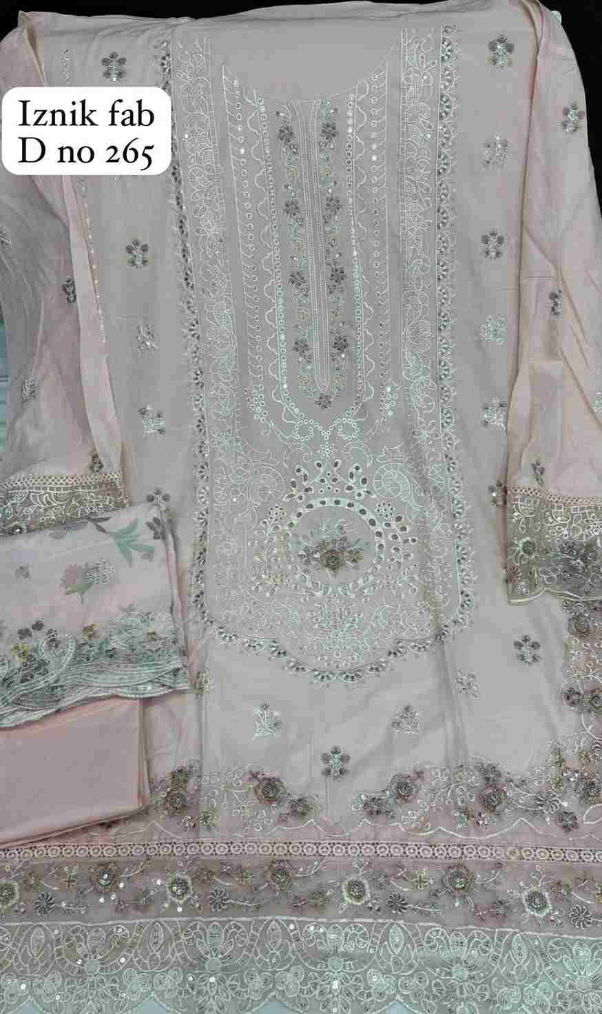 Iznik 265 Colours By Iznik Fab 265-A To 265-C Series Designer Pakistani Suits Beautiful Stylish Fancy Colorful Party Wear & Occasional Wear Cambric Cotton With Embroidery Dresses At Wholesale Price