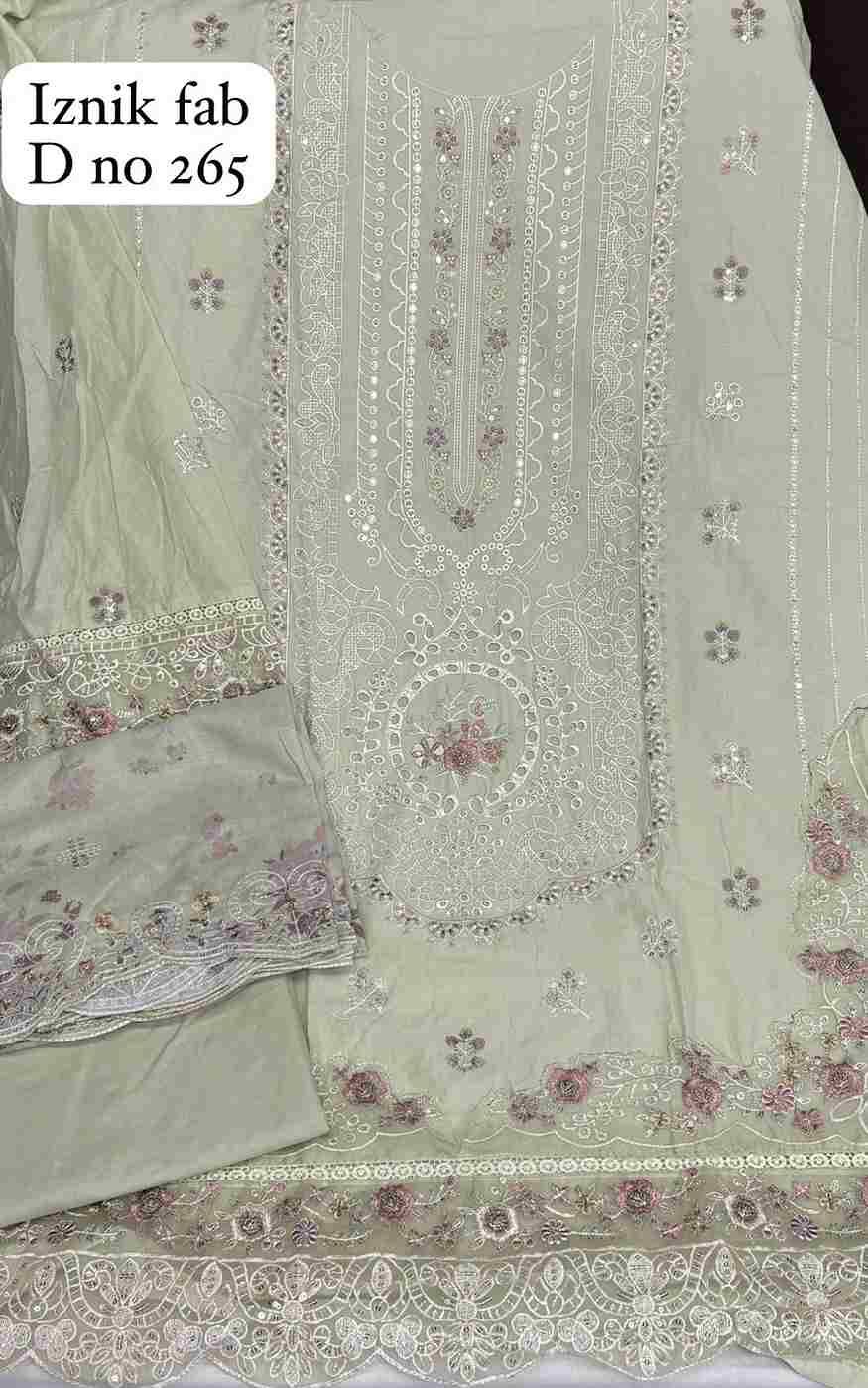 Iznik 265 Colours By Iznik Fab 265-A To 265-C Series Designer Pakistani Suits Beautiful Stylish Fancy Colorful Party Wear & Occasional Wear Cambric Cotton With Embroidery Dresses At Wholesale Price