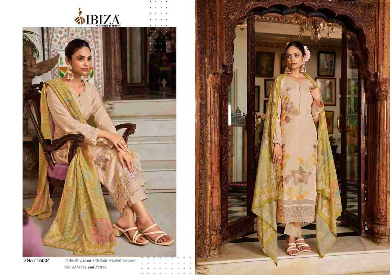 Naveli By Ibiza 16004 To 16009 Series Designer Festive Suits Beautiful Fancy Stylish Colorful Party Wear & Occasional Wear Pure Bemberg Muslin Jacquard Dresses At Wholesale Price