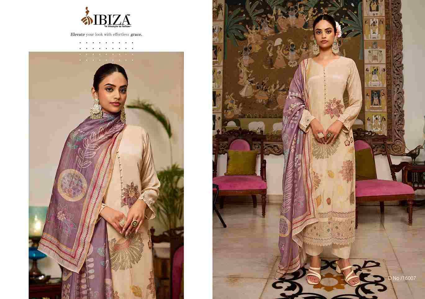 Naveli By Ibiza 16004 To 16009 Series Designer Festive Suits Beautiful Fancy Stylish Colorful Party Wear & Occasional Wear Pure Bemberg Muslin Jacquard Dresses At Wholesale Price