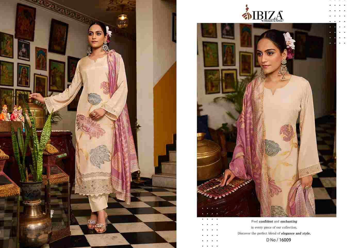 Naveli By Ibiza 16004 To 16009 Series Designer Festive Suits Beautiful Fancy Stylish Colorful Party Wear & Occasional Wear Pure Bemberg Muslin Jacquard Dresses At Wholesale Price