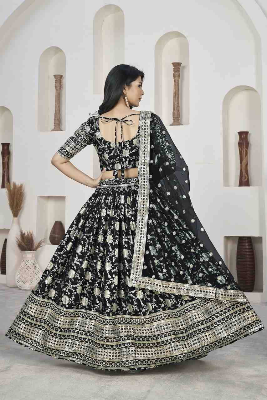 Aalisha 1015 By Fashid Wholesale Designer Beautiful Navratri Collection Occasional Wear & Party Wear Dola Jacquard Lehengas At Wholesale Price