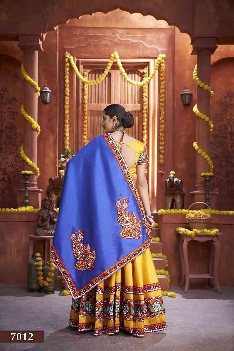 Rajwadi 7012 By Fashid Wholesale Designer Beautiful Navratri Collection Occasional Wear & Party Wear Art Silk Lehengas At Wholesale Price
