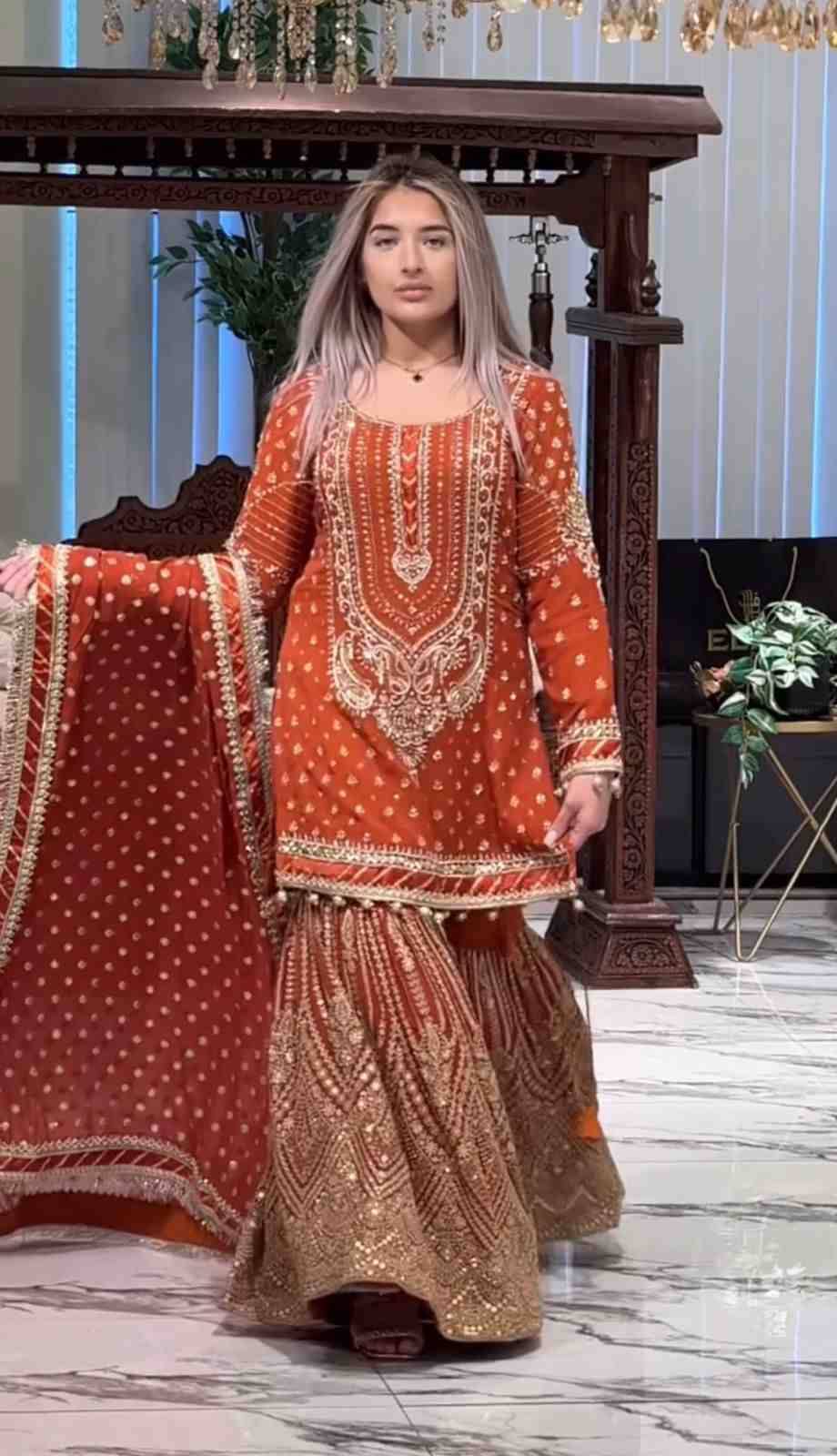 Sf-1045 By Fashid Wholesale 01 To 03 Series Beautiful Festive Suits Colorful Stylish Fancy Casual Wear & Ethnic Wear Heavy Faux Georgette Dresses At Wholesale Price