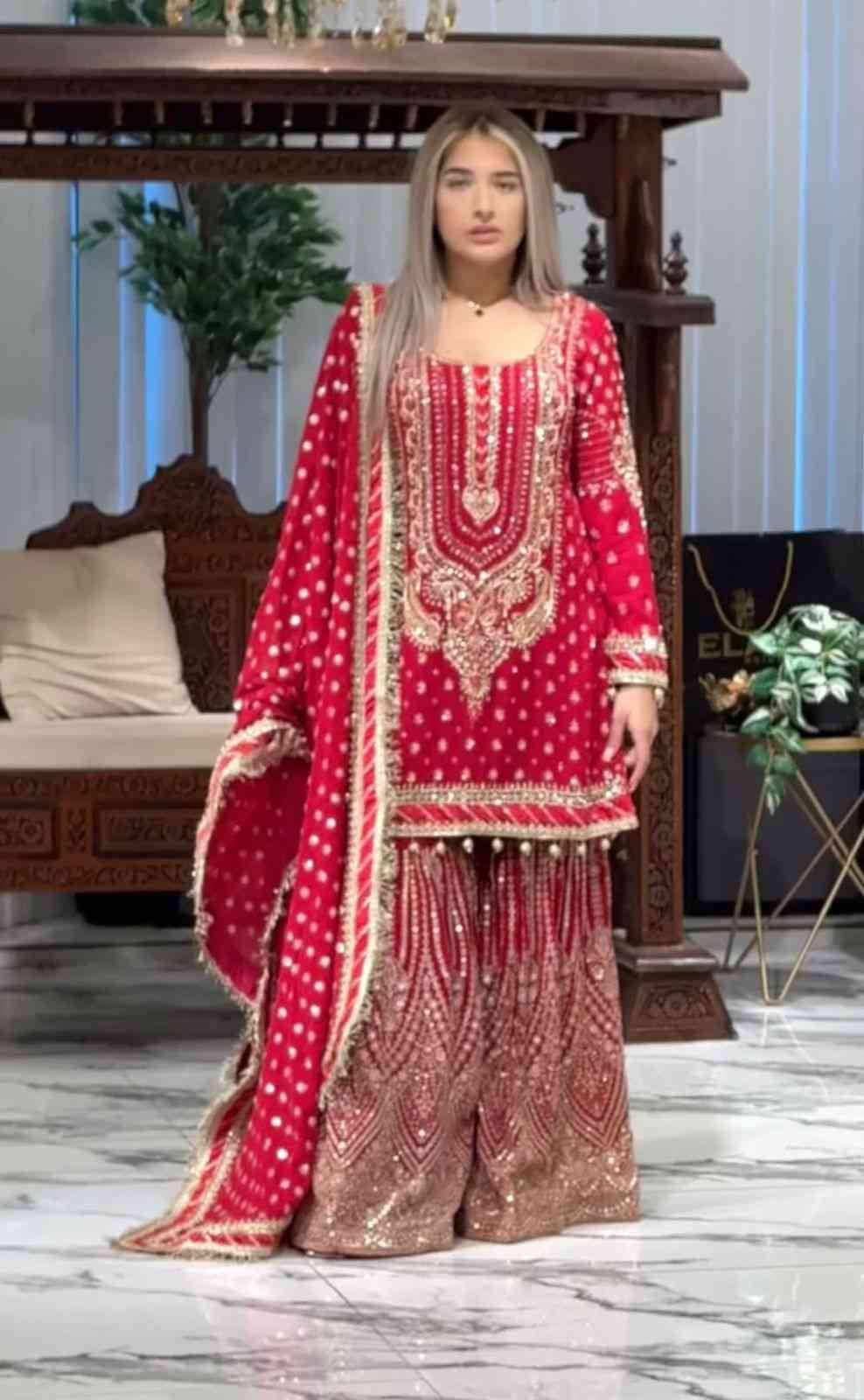 Sf-1045 By Fashid Wholesale 01 To 03 Series Beautiful Festive Suits Colorful Stylish Fancy Casual Wear & Ethnic Wear Heavy Faux Georgette Dresses At Wholesale Price