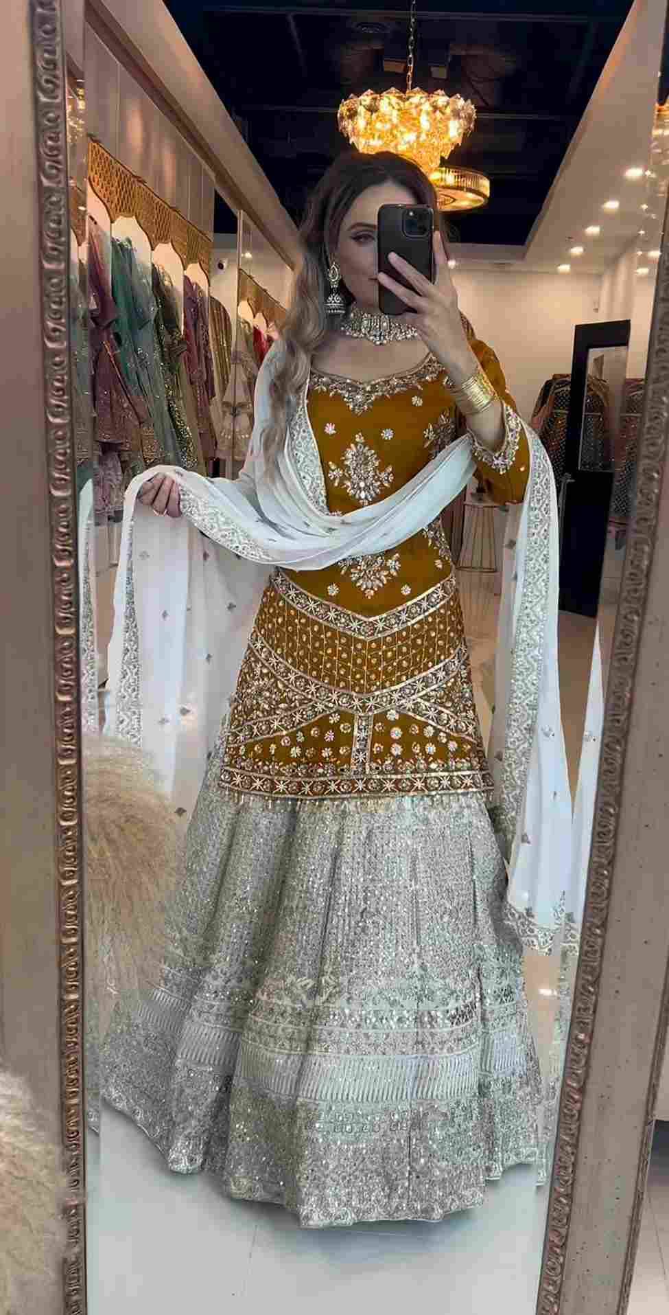 Sf-1048 By Fashid Wholesale Wear Collection Beautiful Stylish Colorful Fancy Party Wear & Occasional Wear Chinnon Silk Lehengas At Wholesale Price