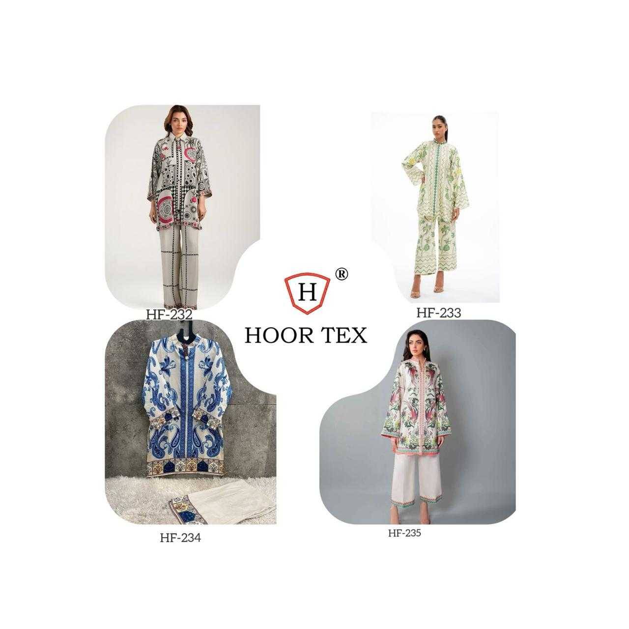 Hoor Tex HF-232 Series By Hoor Tex HF-232 to HF-235 Series Designer Stylish Fancy Colorful Beautiful Casual Wear & Ethnic Wear Imported Cotton Co-Ord At Wholesale Price