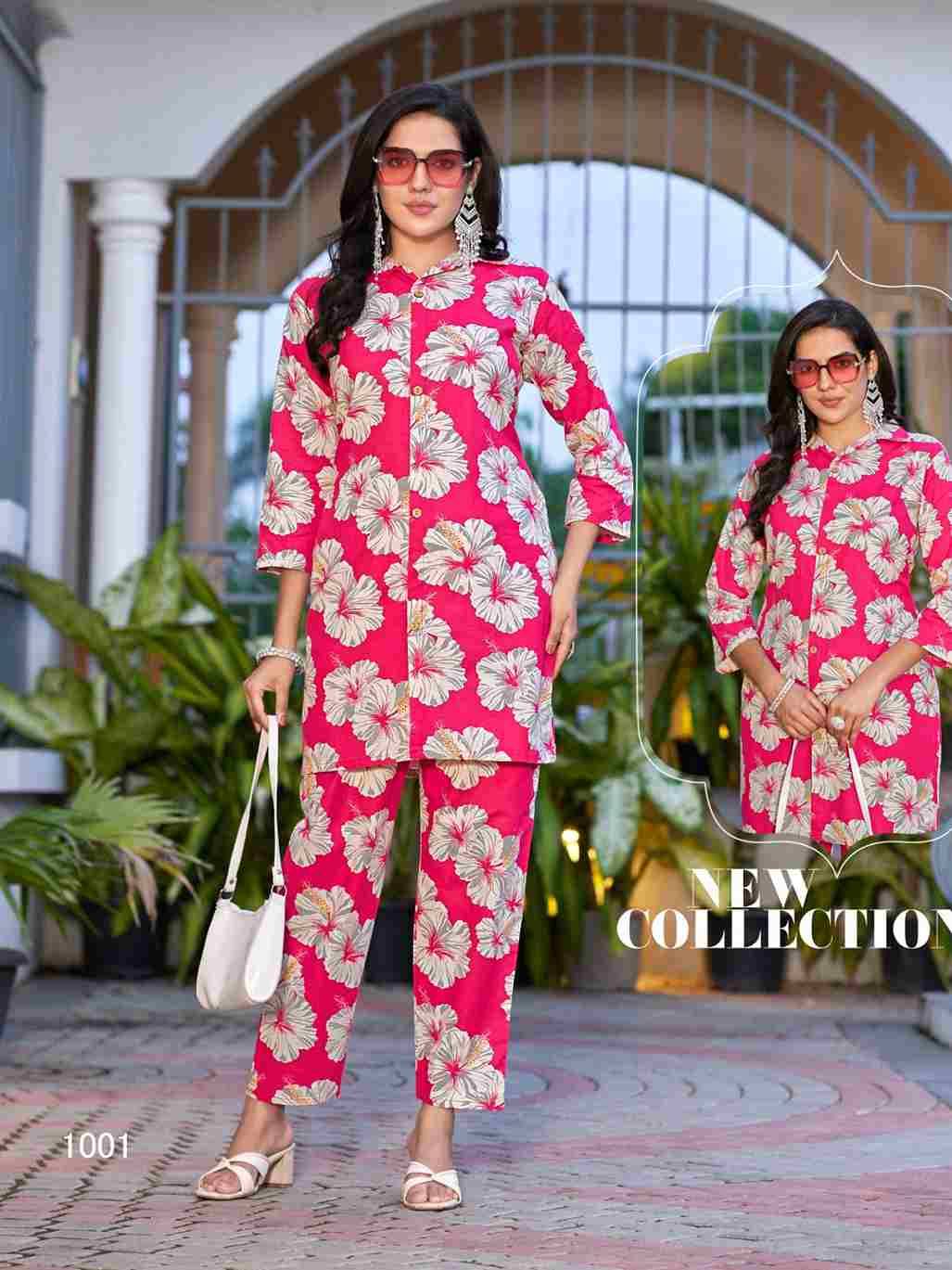 Summer Beauty Vol-1 By Sankheswer 1001 To 1008 Series Designer Stylish Fancy Colorful Beautiful Party Wear & Ethnic Wear Collection Cotton Flex Co-Ord At Wholesale Price