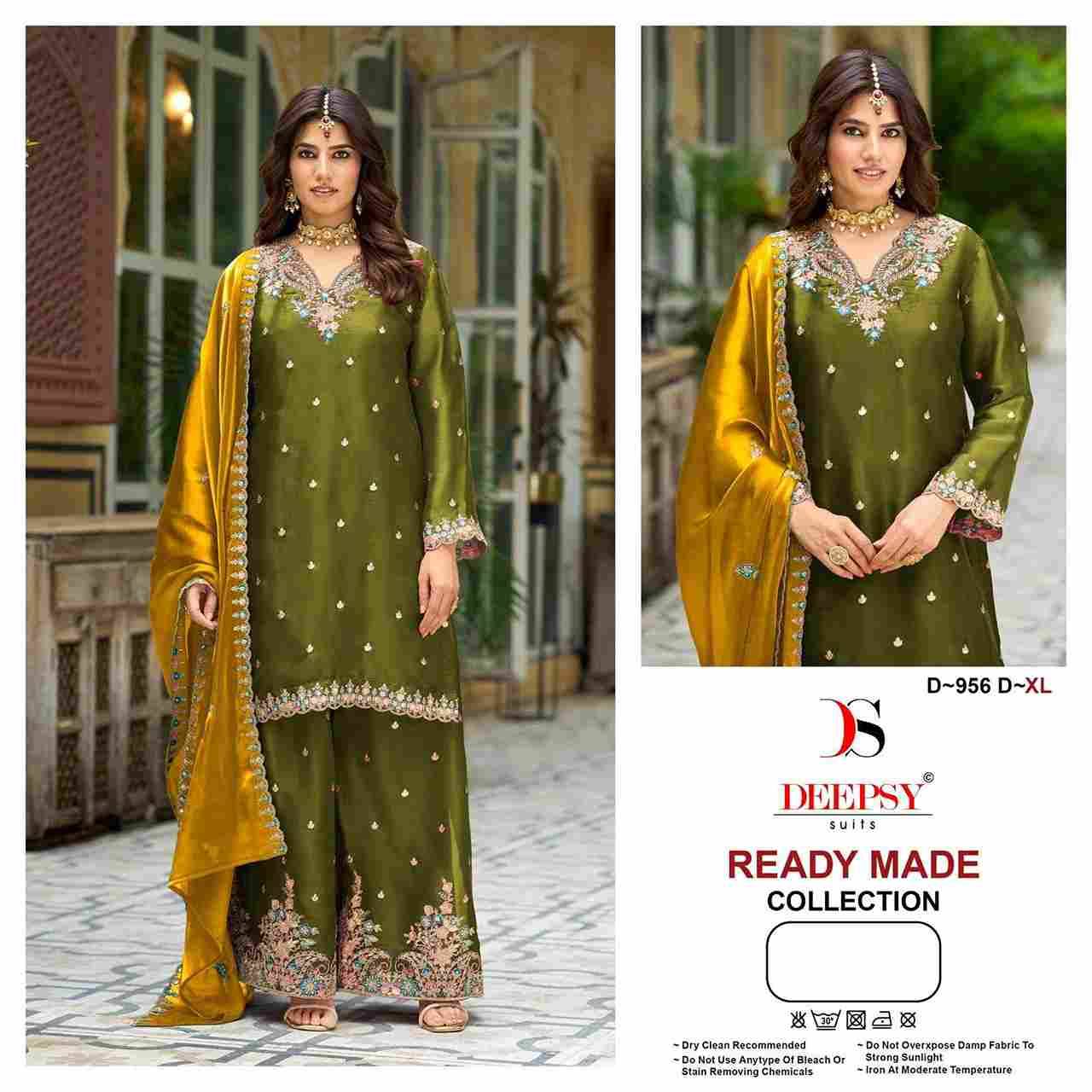 Deepsy Hit Design 956 Colours By Deepsy Suits 956-A To 956-D Series Beautiful Pakistani Suits Colorful Stylish Fancy Casual Wear & Ethnic Wear Pure Jimmy Choo With Embroidered Dresses At Wholesale Price