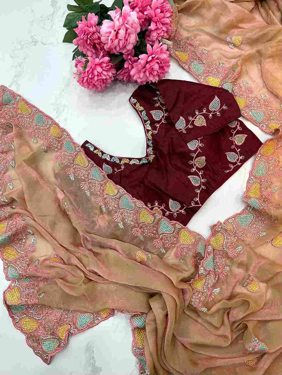Vd-Daisy By Fashid Wholesale 01 To 06 Series Indian Traditional Wear Collection Beautiful Stylish Fancy Colorful Party Wear & Occasional Wear Pure Soft Fendy Chiffon Sarees At Wholesale Price