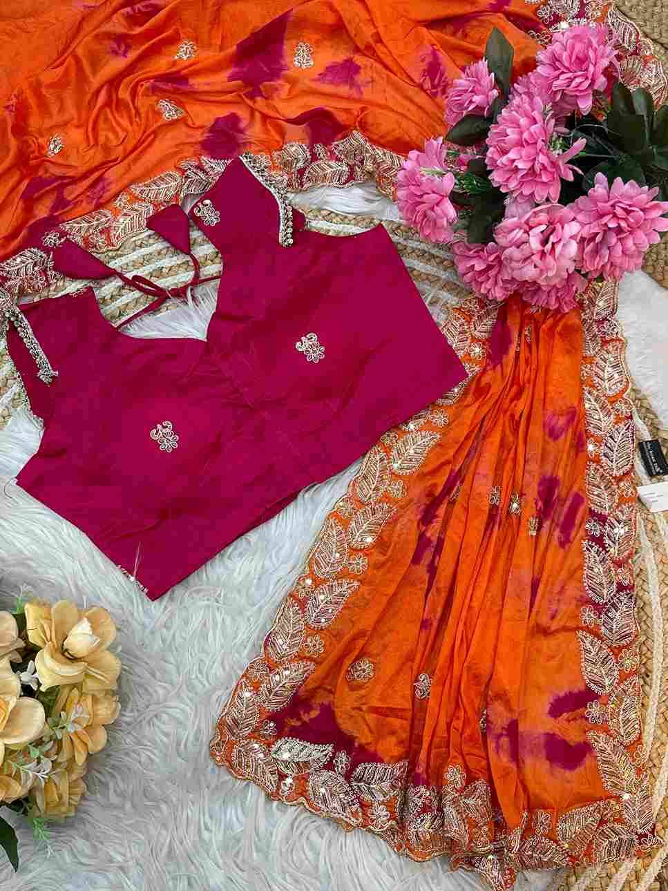 Vd-Shelly By Fashid Wholesale 01 To 03 Series Indian Traditional Wear Collection Beautiful Stylish Fancy Colorful Party Wear & Occasional Wear Pure Soft Chinnon Sarees At Wholesale Price