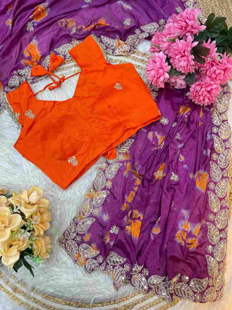 Vd-Shelly By Fashid Wholesale 01 To 03 Series Indian Traditional Wear Collection Beautiful Stylish Fancy Colorful Party Wear & Occasional Wear Pure Soft Chinnon Sarees At Wholesale Price