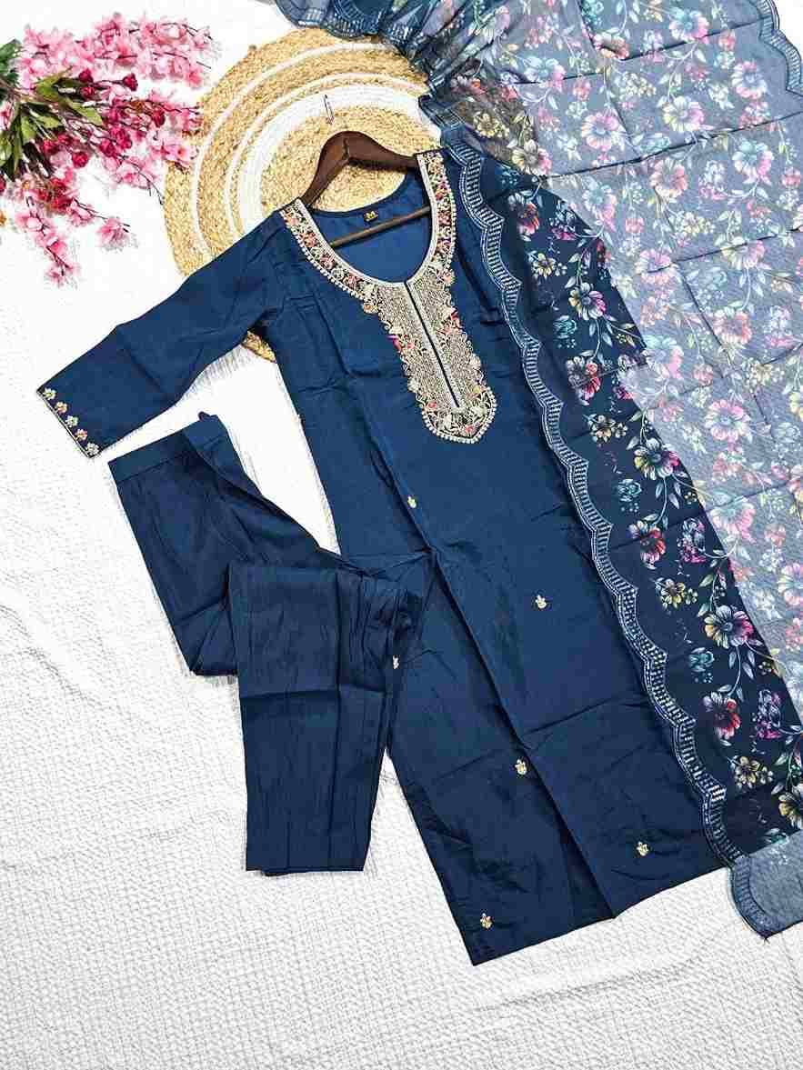 Dc-21 By Fashid Wholesale Beautiful Festive Suits Colorful Stylish Fancy Casual Wear & Ethnic Wear Viscose Chanderi Dresses At Wholesale Price