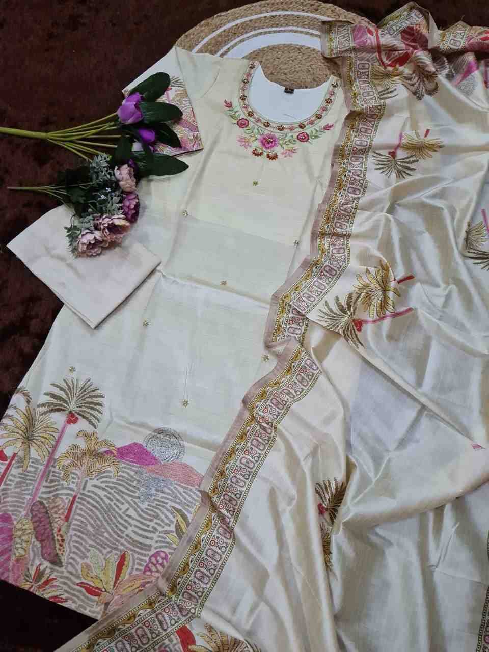Dc-22 By Fashid Wholesale Beautiful Festive Suits Colorful Stylish Fancy Casual Wear & Ethnic Wear Viscose Assam Silk Dresses At Wholesale Price