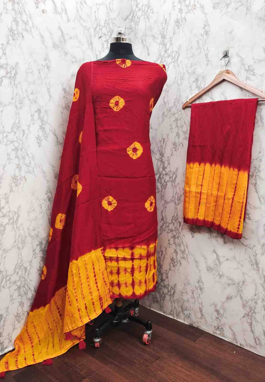 Srr-106 By Fashid Wholesale 01 To 04 Series Beautiful Stylish Festive Suits Fancy Colorful Casual Wear & Ethnic Wear & Ready To Wear Chanderi Cotton Dresses At Wholesale Price