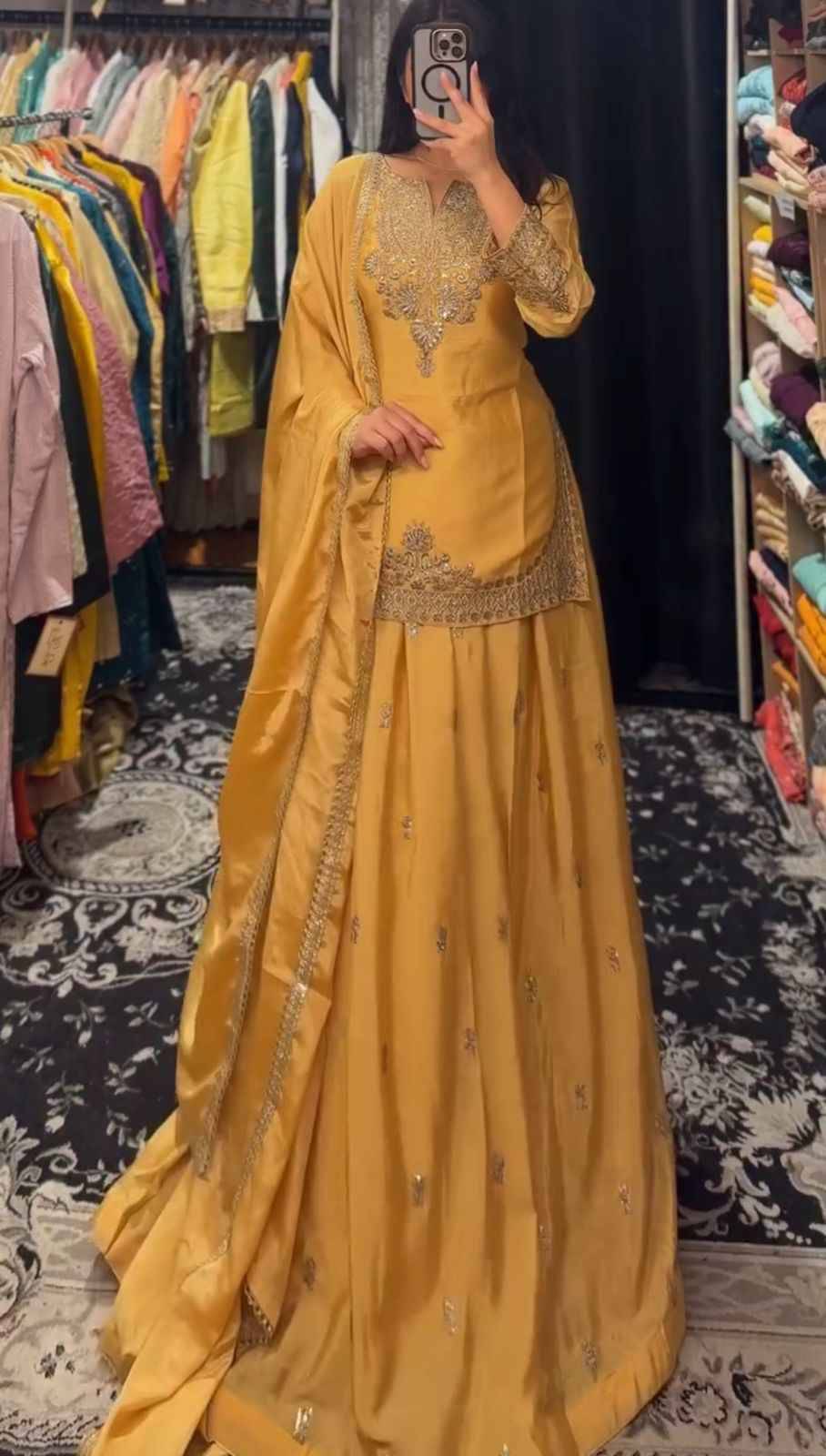 Zf-6005 By Fashid Wholesale 01 To 03 Series Beautiful Colorful Fancy Wedding Collection Occasional Wear & Party Wear Chinnon Silk Dresses At Wholesale Price