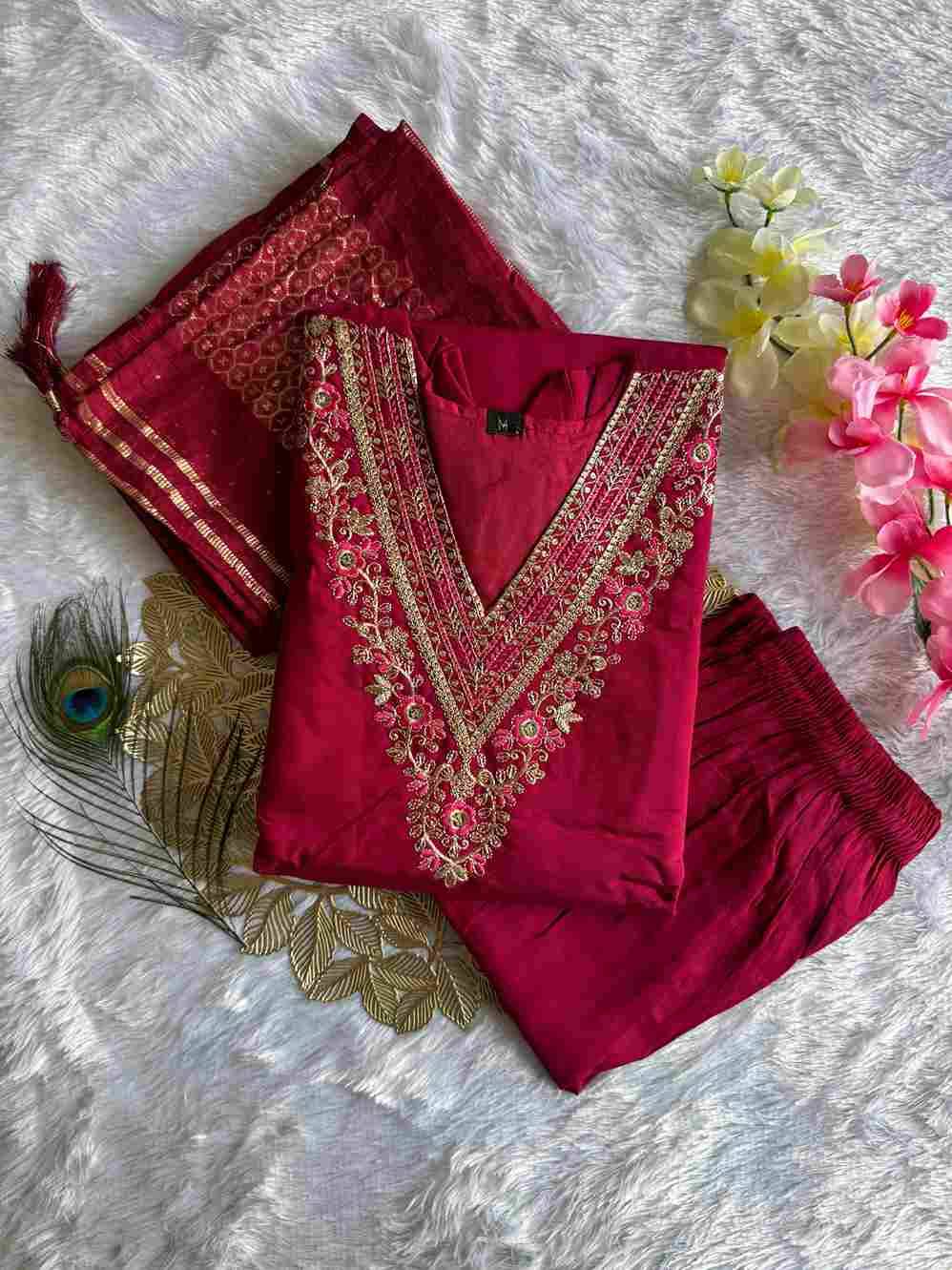 Vtd-09 By Fashid Wholesale Beautiful Festive Suits Colorful Stylish Fancy Casual Wear & Ethnic Wear Roman Silk Dresses At Wholesale Price