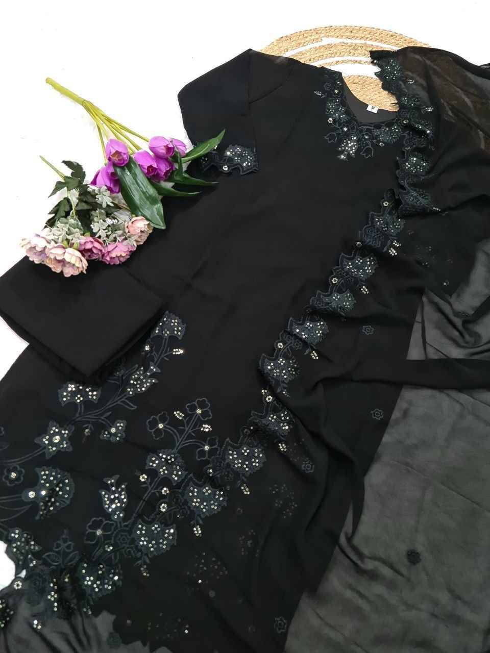 Dc-3038 By Fashid Wholesale Beautiful Stylish Festive Suits Fancy Colorful Casual Wear & Ethnic Wear & Ready To Wear Faux Blooming Georgette Dresses At Wholesale Price