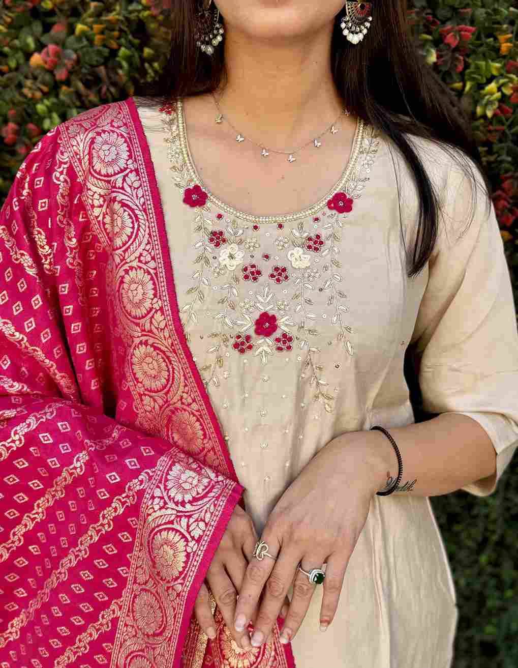 Kr-357 By Fashid Wholesale Designer Festive Suits Collection Beautiful Stylish Fancy Colorful Party Wear & Occasional Wear Roman Silk Kurti With Pent At Wholesale Price