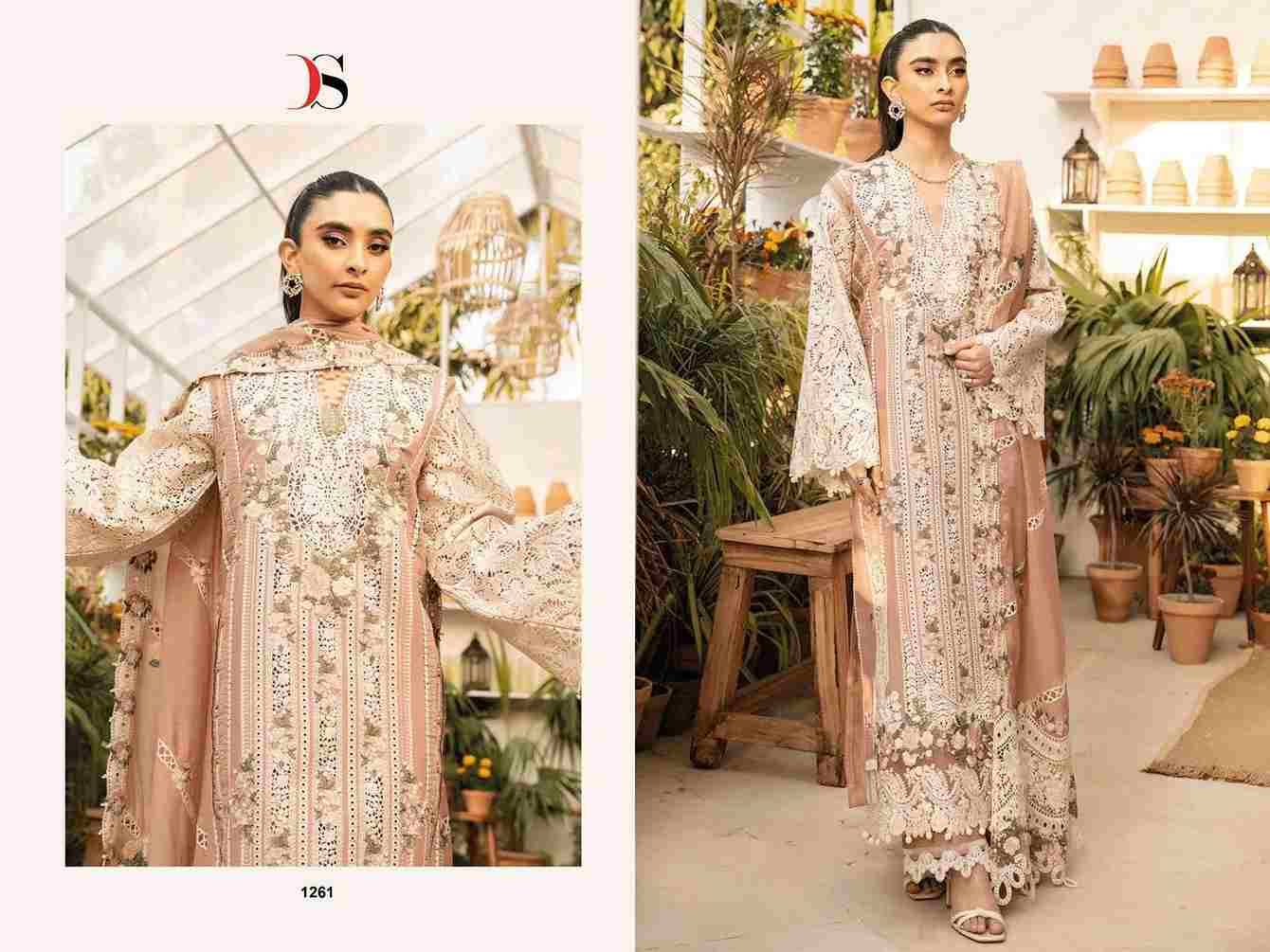 Elaf Luxury Lawn-2025 By Deepsy Suits 1261 To 1265 Series Designer Pakistani Suits Beautiful Fancy Stylish Colorful Party Wear & Occasional Wear Pure Cotton Dresses At Wholesale Price