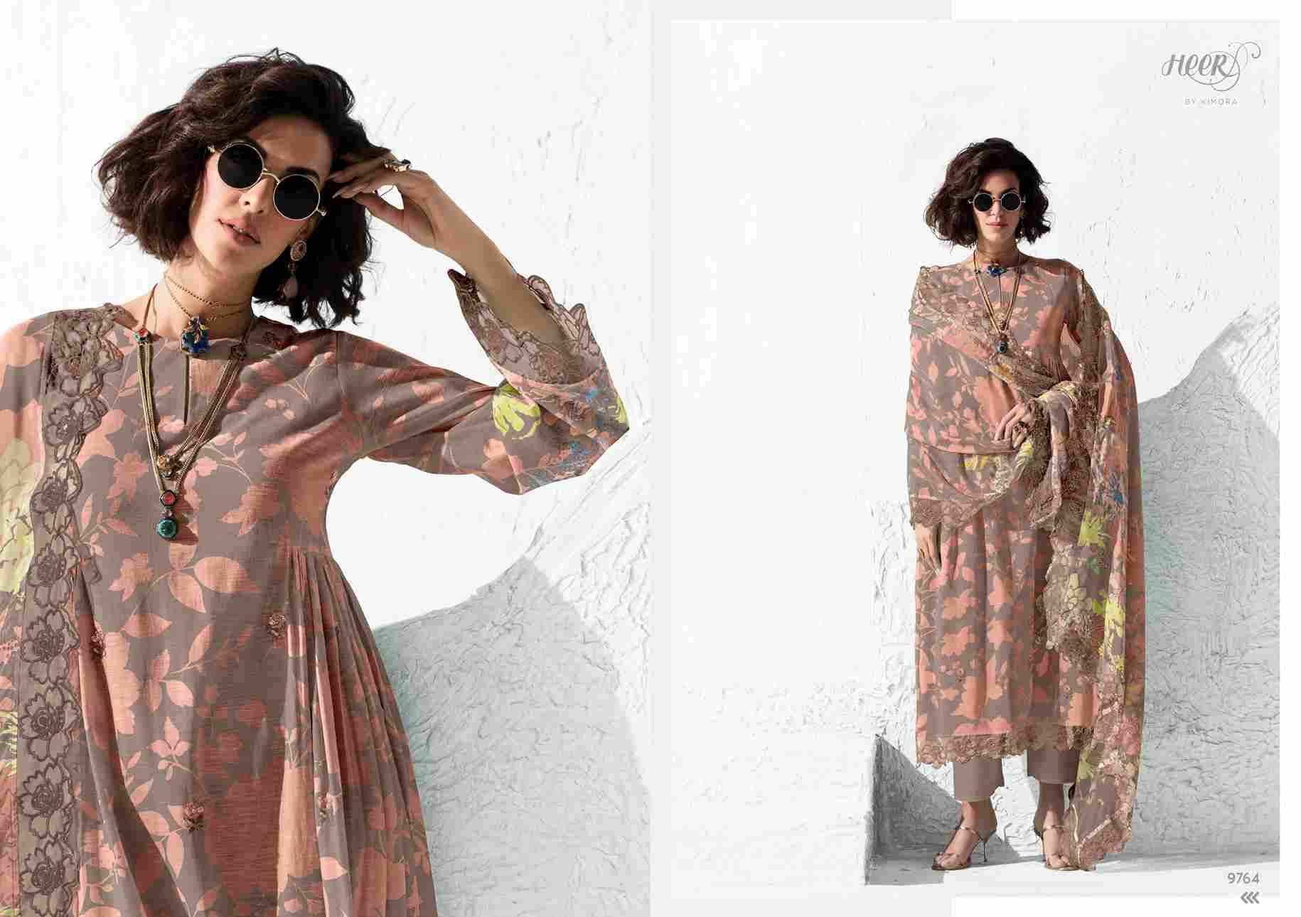 Icon Vol-2 By Kimora Fashion 9761 To 9766 Series Designer Festive Suits Collection Beautiful Stylish Fancy Colorful Party Wear & Occasional Wear Pure Muslin Dresses At Wholesale Price
