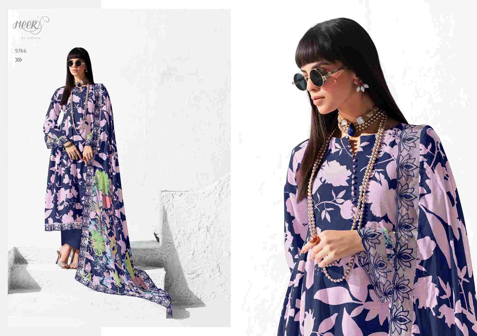 Icon Vol-2 By Kimora Fashion 9761 To 9766 Series Designer Festive Suits Collection Beautiful Stylish Fancy Colorful Party Wear & Occasional Wear Pure Muslin Dresses At Wholesale Price