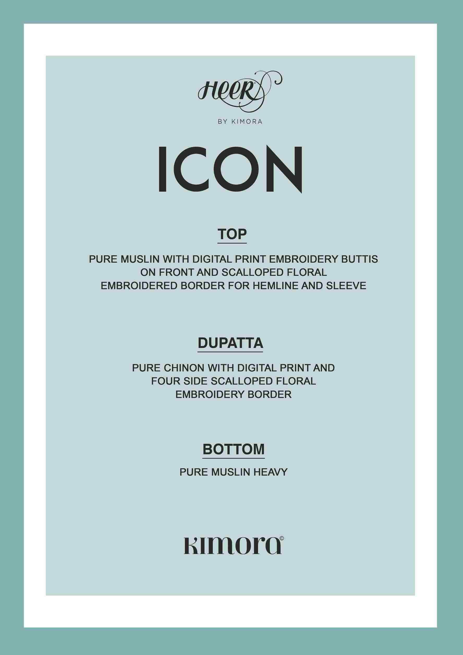 Icon Vol-2 By Kimora Fashion 9761 To 9766 Series Designer Festive Suits Collection Beautiful Stylish Fancy Colorful Party Wear & Occasional Wear Pure Muslin Dresses At Wholesale Price
