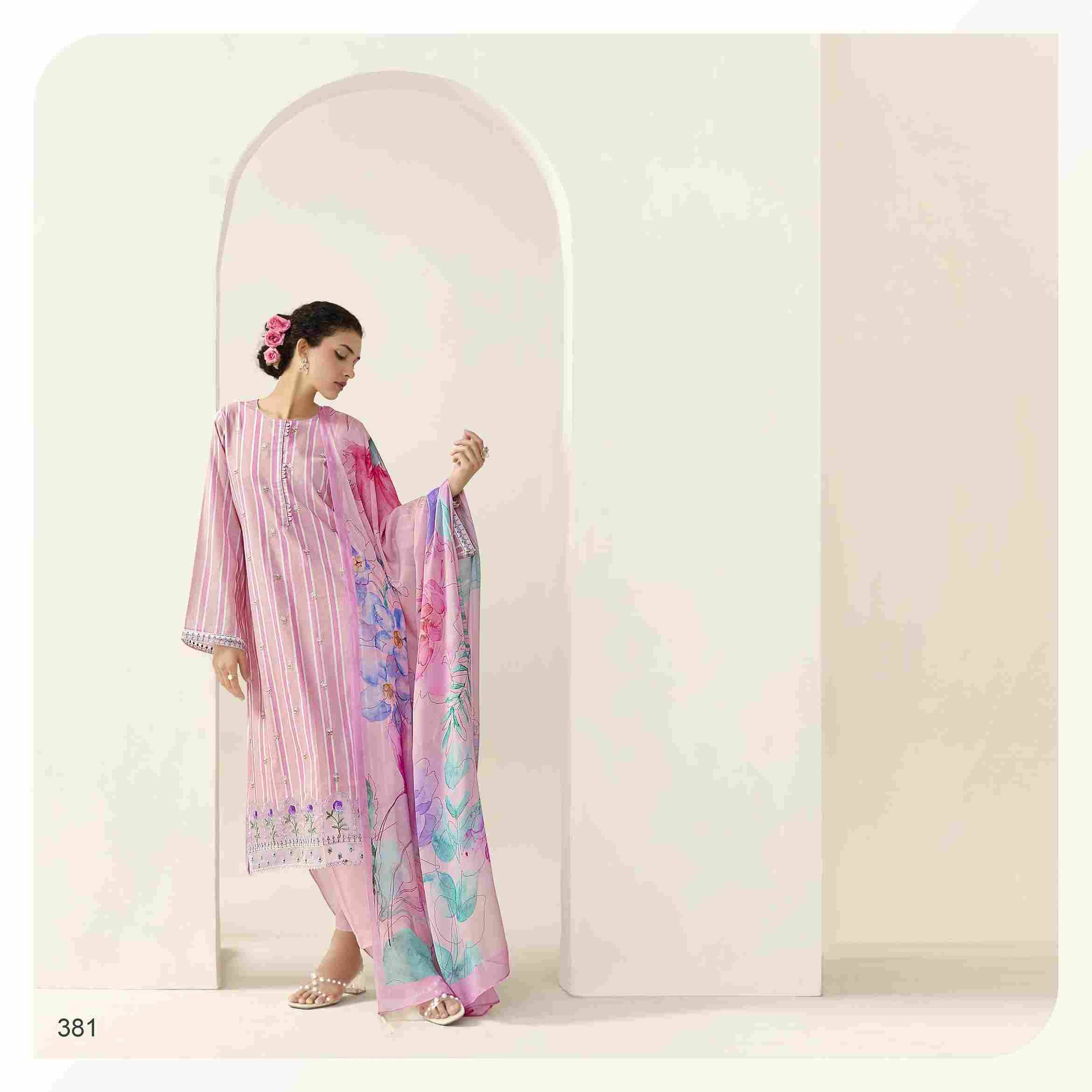 Cora By Sohni 381 To 384 Series Beautiful Suits Colorful Stylish Fancy Casual Wear & Ethnic Wear Pure Muslin Dresses At Wholesale Price