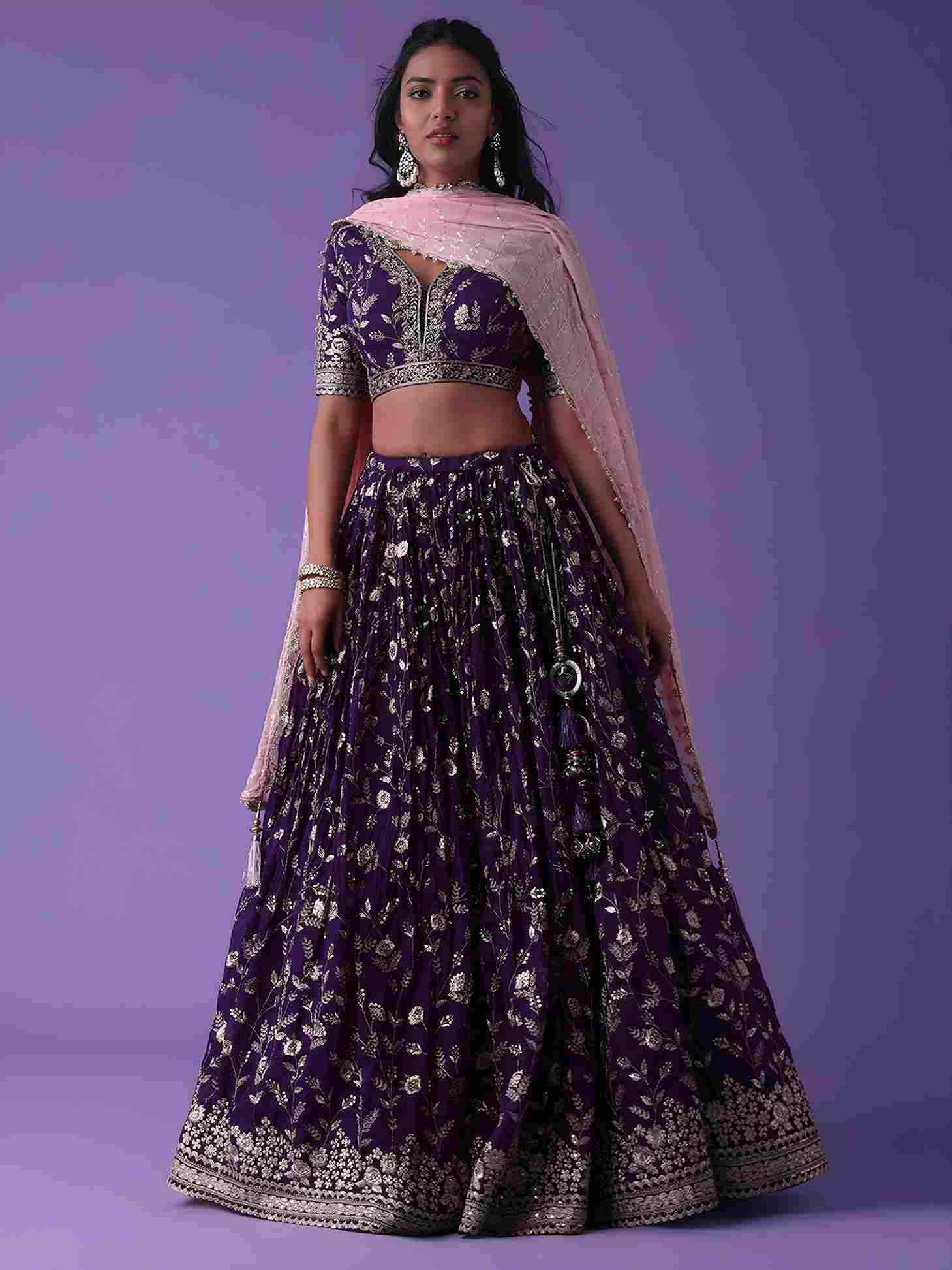 Zc-5099 By Fashid Wholesale Designer Navratri Beautiful Collection Occasional Wear & Party Wear Heavy Georgette Embroidered Lehengas At Wholesale Price