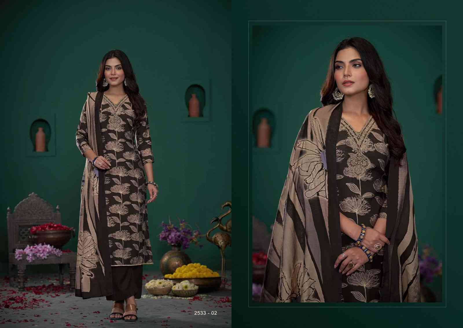 Nikisha By Sargam Prints 2533-01 To 2533-06 Series Beautiful Festive Suits Stylish Fancy Colorful Casual Wear & Ethnic Wear Viscose Modal Dresses At Wholesale Price