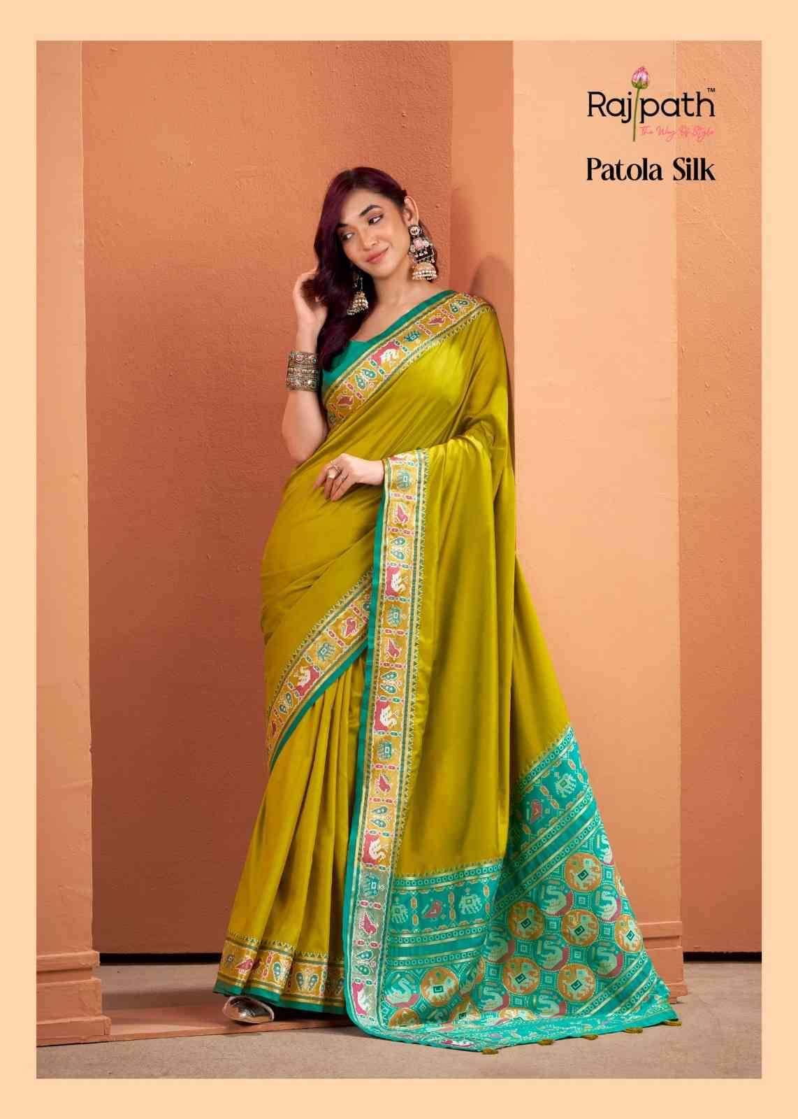 Vrundavan By Rajpath 468 To 473 Series Indian Traditional Wear Collection Beautiful Stylish Fancy Colorful Party Wear & Occasional Wear Silk Sarees At Wholesale Price