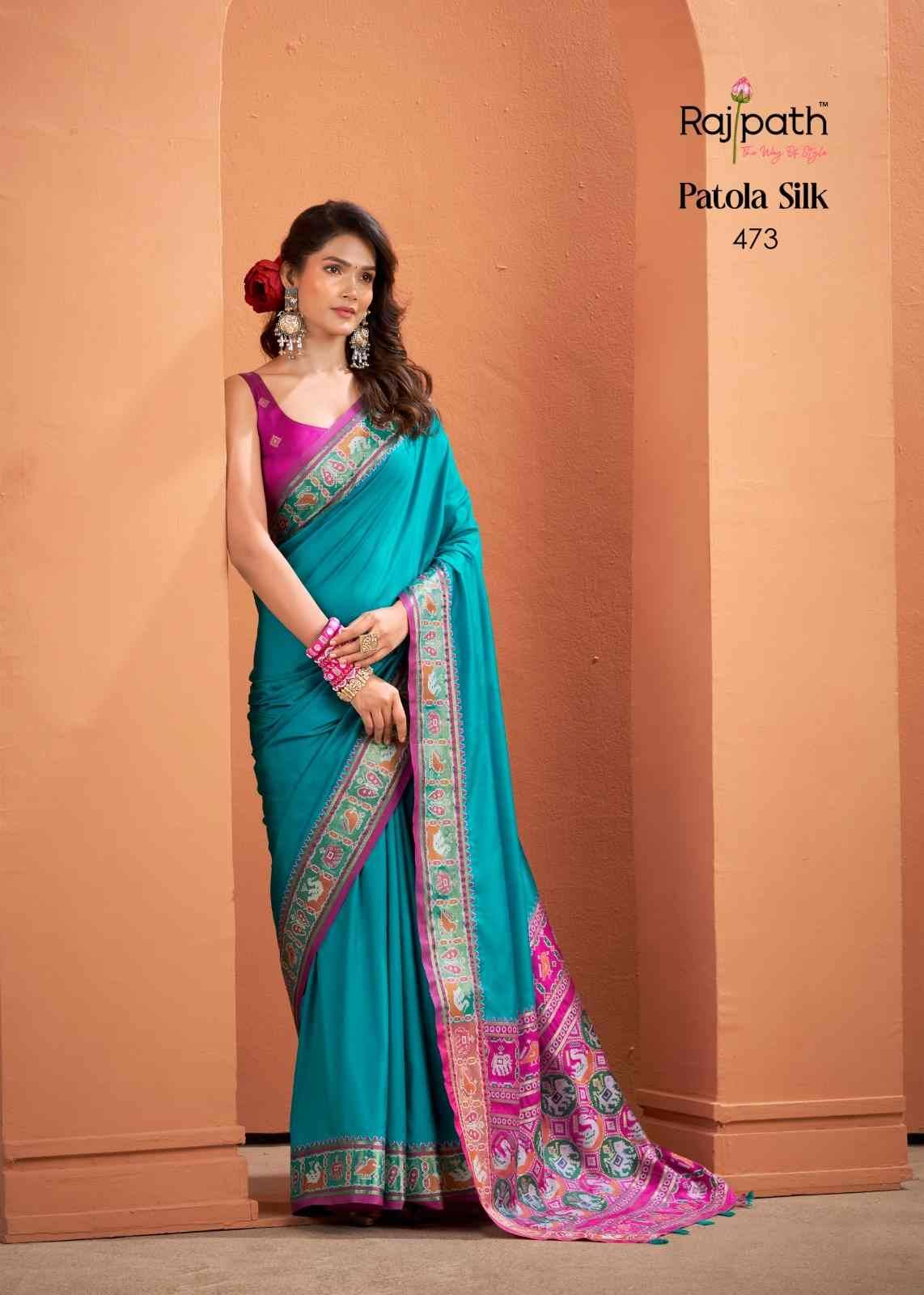 Vrundavan By Rajpath 468 To 473 Series Indian Traditional Wear Collection Beautiful Stylish Fancy Colorful Party Wear & Occasional Wear Silk Sarees At Wholesale Price