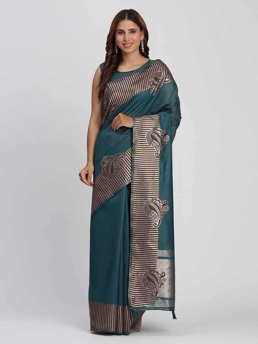 Taarini By Fashid Wholesale 1001 To 1005 Series Indian Traditional Wear Collection Beautiful Stylish Fancy Colorful Party Wear & Occasional Wear Linen Cotton Sarees At Wholesale Price