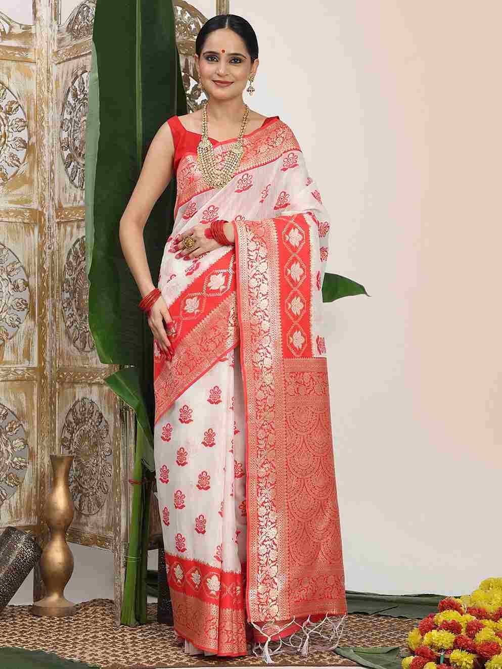 Sindoori Saat By Fashid Wholesale 1001 To 1006 Series Indian Traditional Wear Collection Beautiful Stylish Fancy Colorful Party Wear & Occasional Wear Linen Cotton Sarees At Wholesale Price