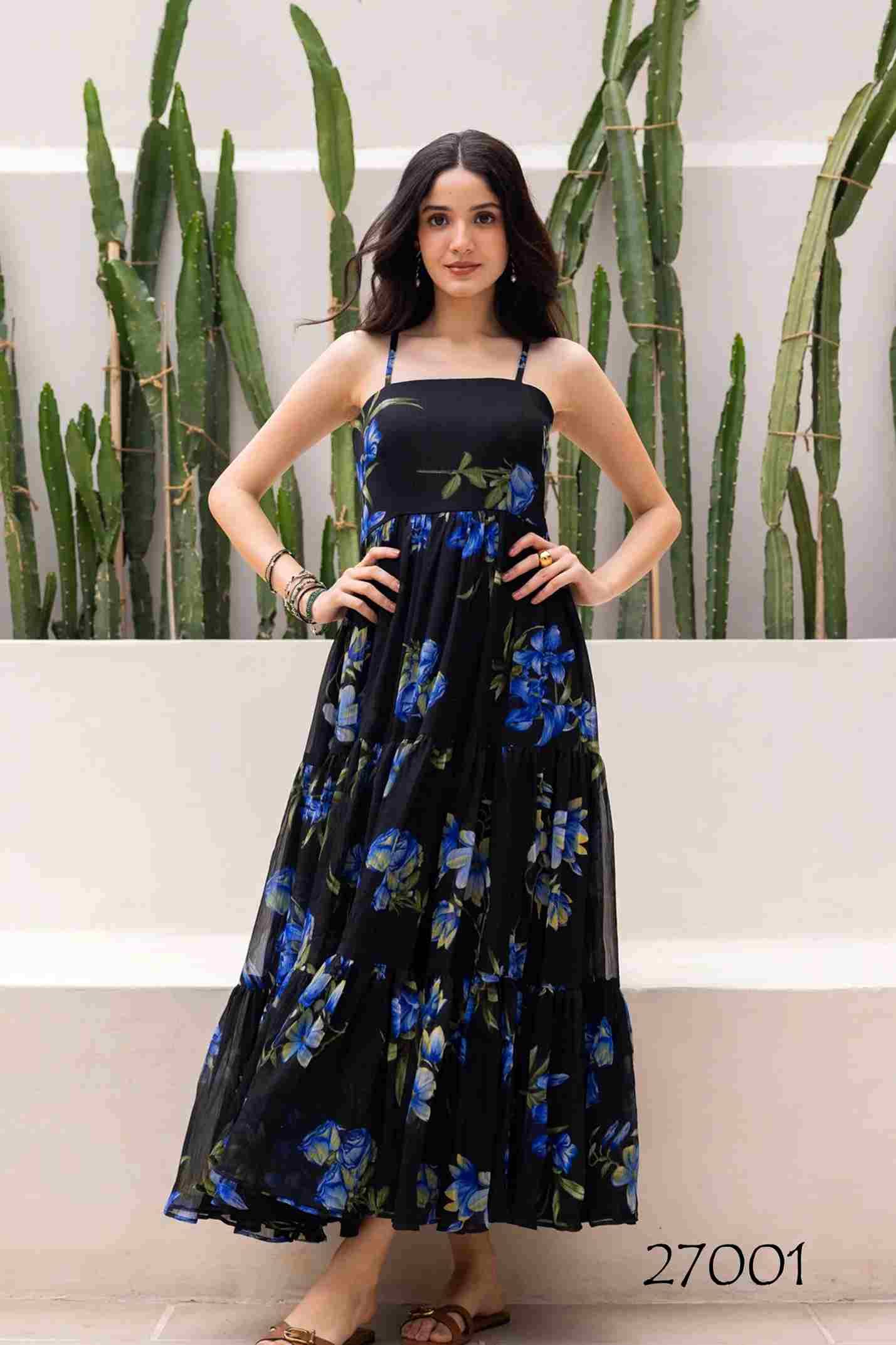 Lucaya Vol-27 By Fashid Wholesale 27001 To 27006 Series Designer Stylish Fancy Colorful Beautiful Party Wear & Ethnic Wear Collection Faux Georgette Gowns At Wholesale Price