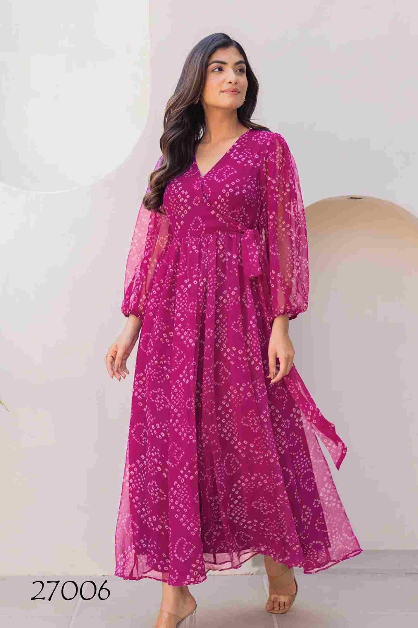 Lucaya Vol-27 By Fashid Wholesale 27001 To 27006 Series Designer Stylish Fancy Colorful Beautiful Party Wear & Ethnic Wear Collection Faux Georgette Gowns At Wholesale Price