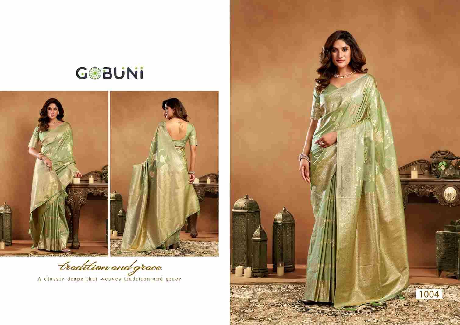Srivalli By Gobuni 1001 To 1004 Series Indian Traditional Wear Collection Beautiful Stylish Fancy Colorful Party Wear & Occasional Wear Silk Sarees At Wholesale Price