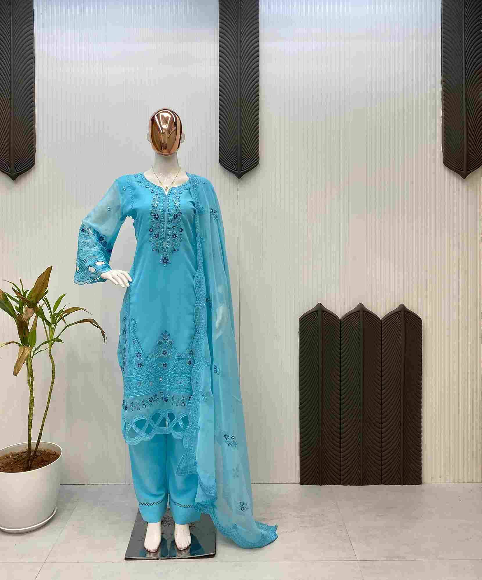 Le-1974 By Fashid Wholesale Beautiful Suits Colorful Stylish Fancy Casual Wear & Ethnic Wear Georgette Dresses At Wholesale Price
