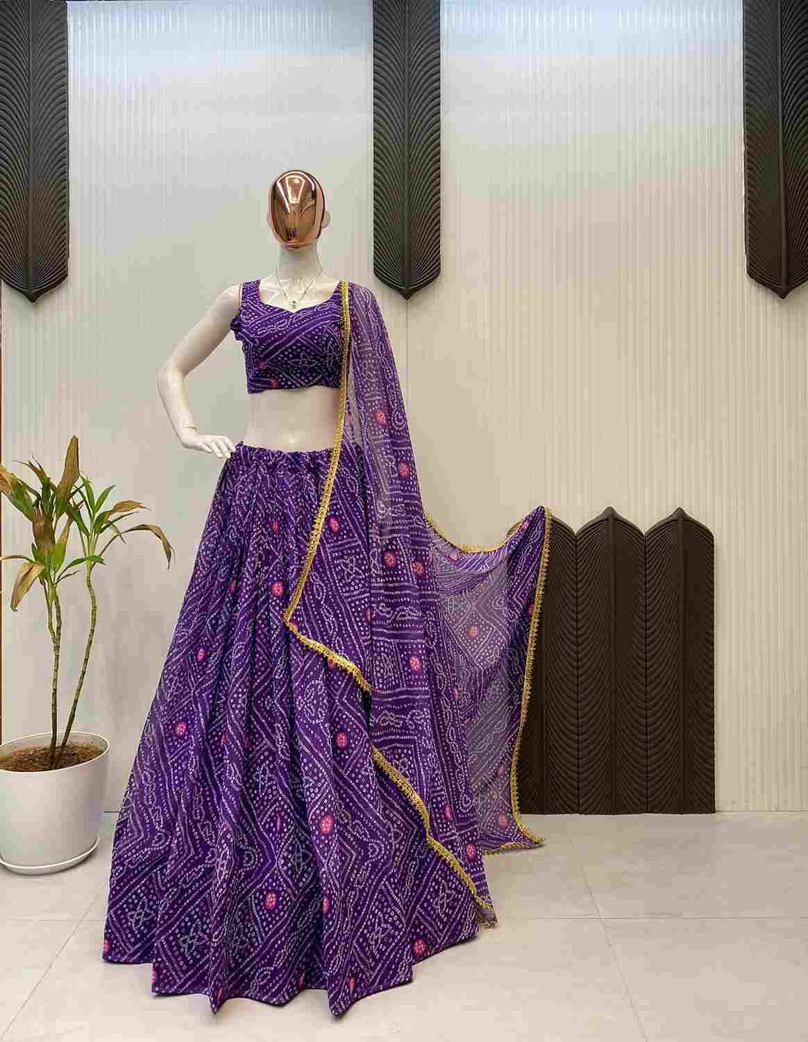 Le-637 By Fashid Wholesale 01 To 05 Designer Navratri Beautiful Collection Occasional Wear & Party Wear Georgette Printed Lehengas At Wholesale Price