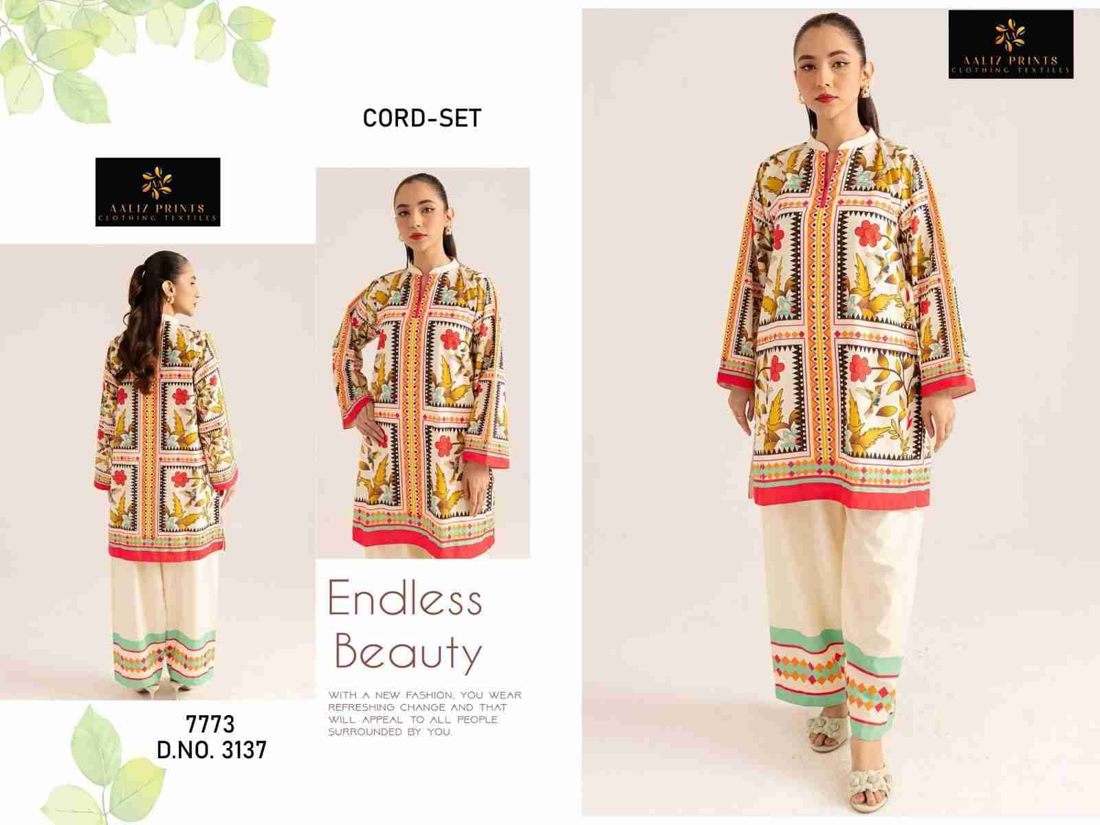 Hollywood Vol-1 By Aaliz Prints 3135 To 3139 Series Designer Stylish Fancy Colorful Beautiful Party Wear & Ethnic Wear Collection Lawn Print Co-Ord At Wholesale Price