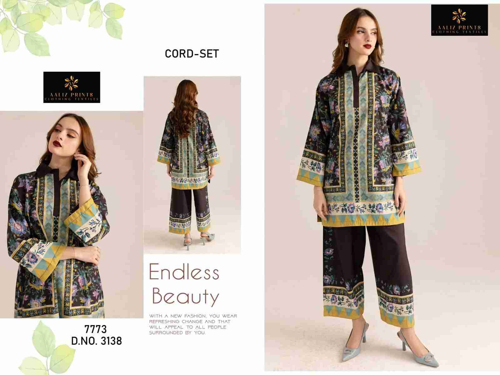 Hollywood Vol-1 By Aaliz Prints 3135 To 3139 Series Designer Stylish Fancy Colorful Beautiful Party Wear & Ethnic Wear Collection Lawn Print Co-Ord At Wholesale Price