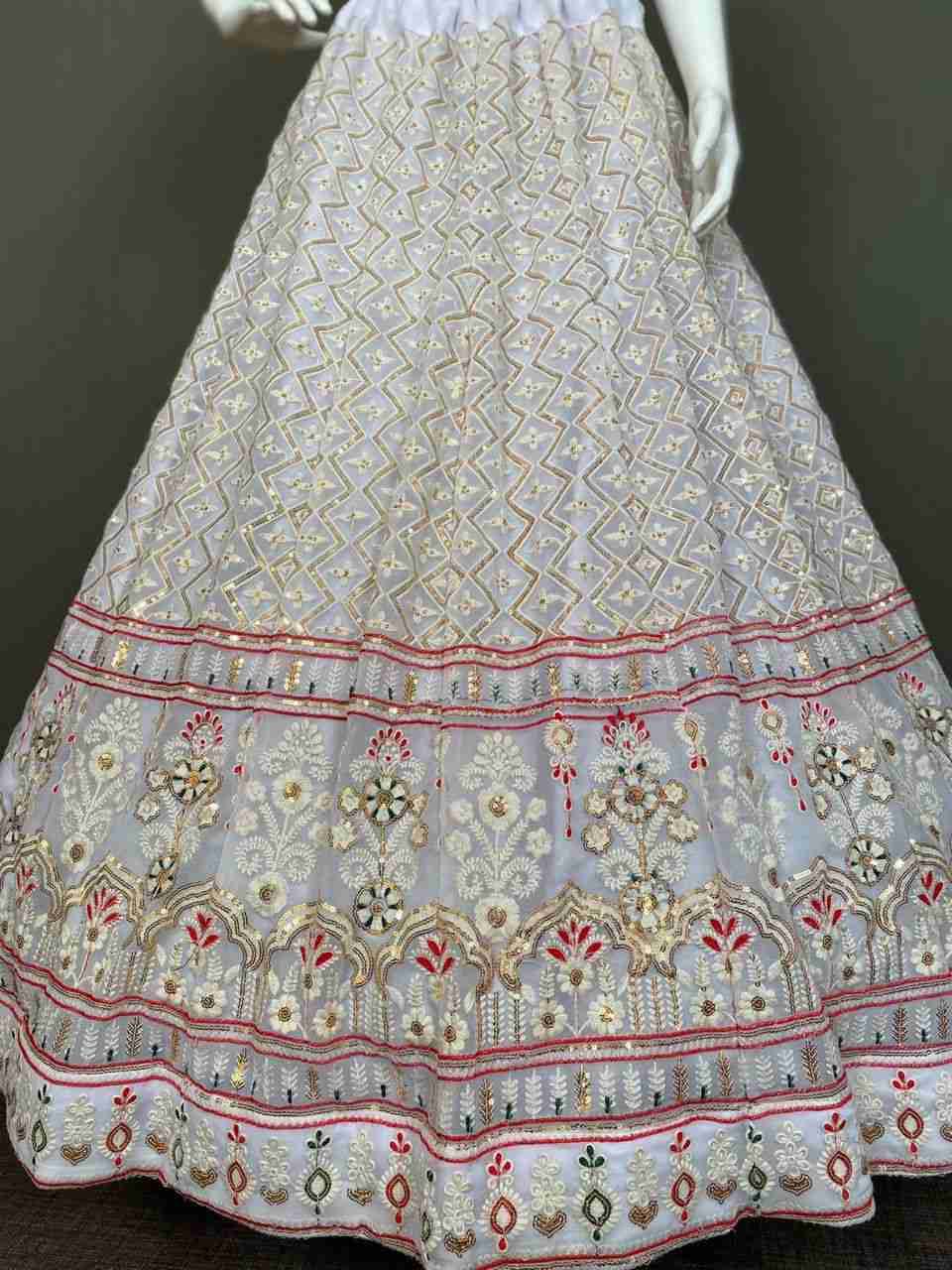 Le-498 By Fashid Wholesale Designer Navratri Beautiful Collection Occasional Wear & Party Wear Georgette Lehengas At Wholesale Price