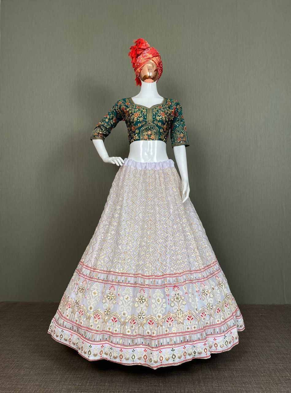Le-498 By Fashid Wholesale Designer Navratri Beautiful Collection Occasional Wear & Party Wear Georgette Lehengas At Wholesale Price